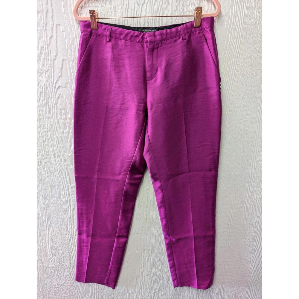 Scotch and Soda Clubhouse Royals Fuchsia Purple Dress Pants Slacks Size 1